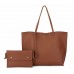 Women's Large Tote Shoulder Handbag Soft Leather Satchel Bag Hobo Purse